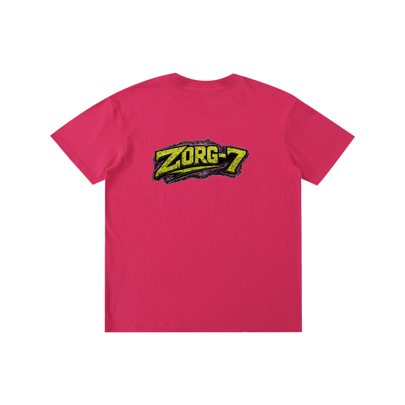AURA HEAVY Pure Cotton Unisex T-Shirt, 260 GSM heavyweight streetwear tee with ribbed collar, colorway 4