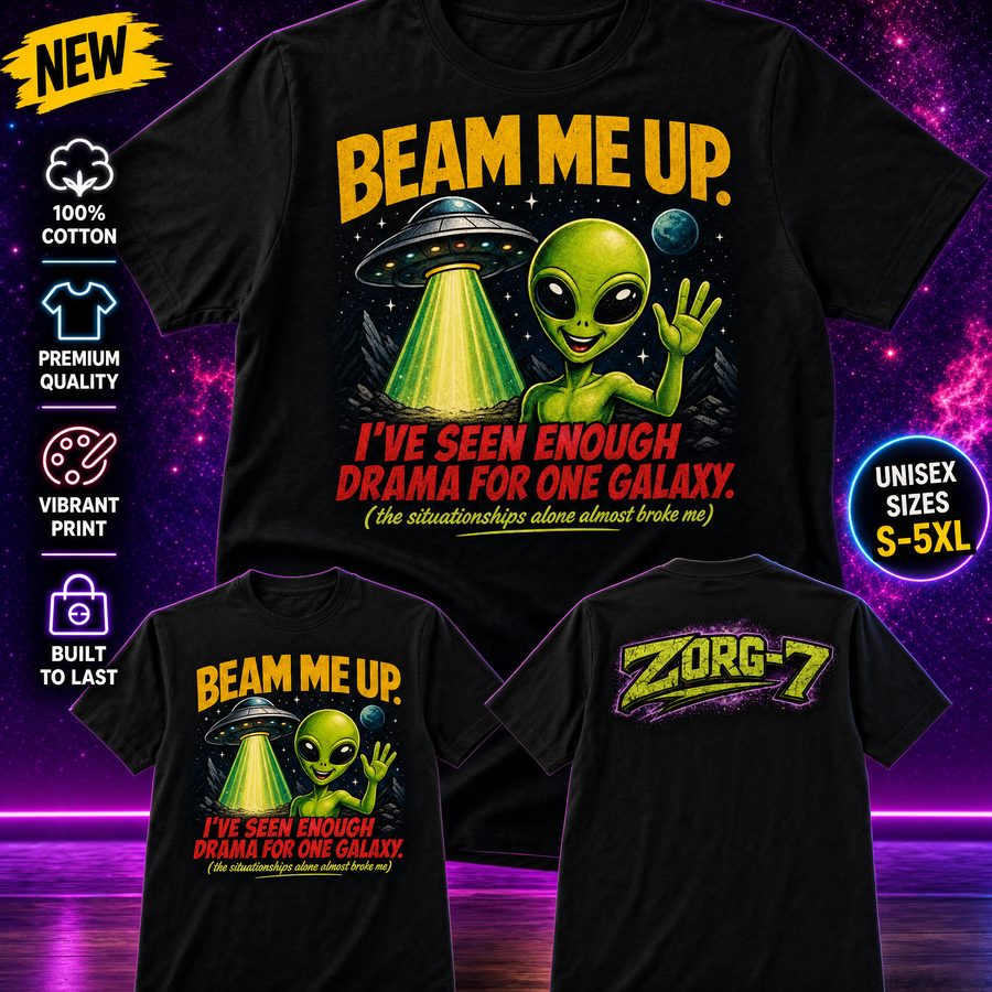 Alien Life Trio bundle - Beam Me Up tee