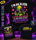 HEAVY SAUCE™ | I'm An Alien — Flirting With Humans Is Just Part Of My Research Tee