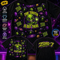 HEAVY SAUCE™ | The Truth Is Out There — All-Over-Print Alien Tee