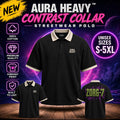 AURA HEAVY™ Contrast Collar Streetwear Polo