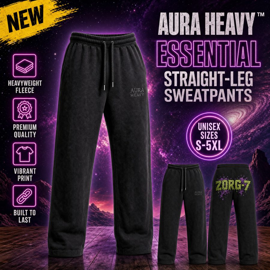 AURA HEAVY Set - Essential Straight-Leg Sweatpants