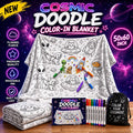HEAVY SAUCE™ | Cosmic Doodle Color-In Blanket