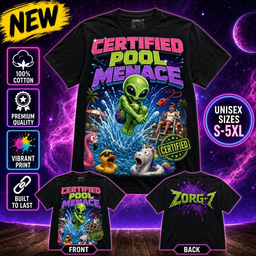 Summer Heat Trio bundle - Certified Pool Menace tee